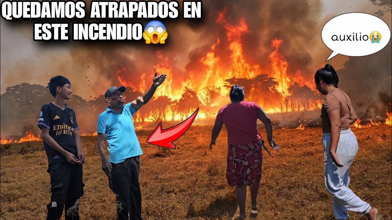 🚨Urgente,Quedamos Atr4pad0s En Medio De Este Gran Incendio😭Eliza Llora Al Ver Todo En Llamas😱