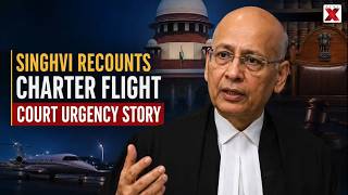 Abhishek Singhvi Recounts Charter Flight Court Urgency Story | Cover Story With Priya Sehgal | NewsX