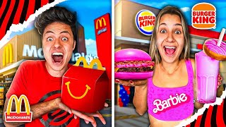 QUEM FICAR MAIS TEMPO NO MCDONALD’S vs BURGER KING, VENCE! - Desafio