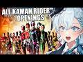 These Opening Sequences Are PURE CINEMA!| Reacting To Every Kamen Rider Final Opening (1971 - Zeztz)