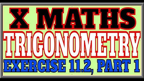 AP TS CLASS 10 MATHS ENG MED TRIGONOMETRY EXERCISE11 2 PART1