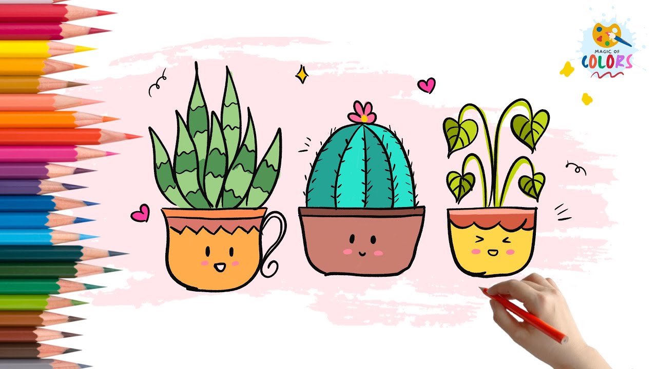 Let's draw some house plants