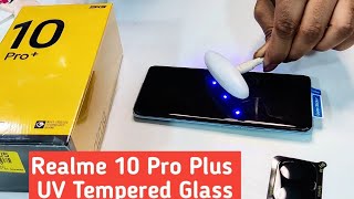 Realme 10 Pro Plus UV Tempered Glass | Curved Glass Guard | Best Screen Protector