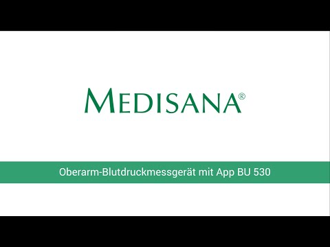 medisana Oberarm-Blutdruckmessgerät BU 530 connect - Erste Schritte