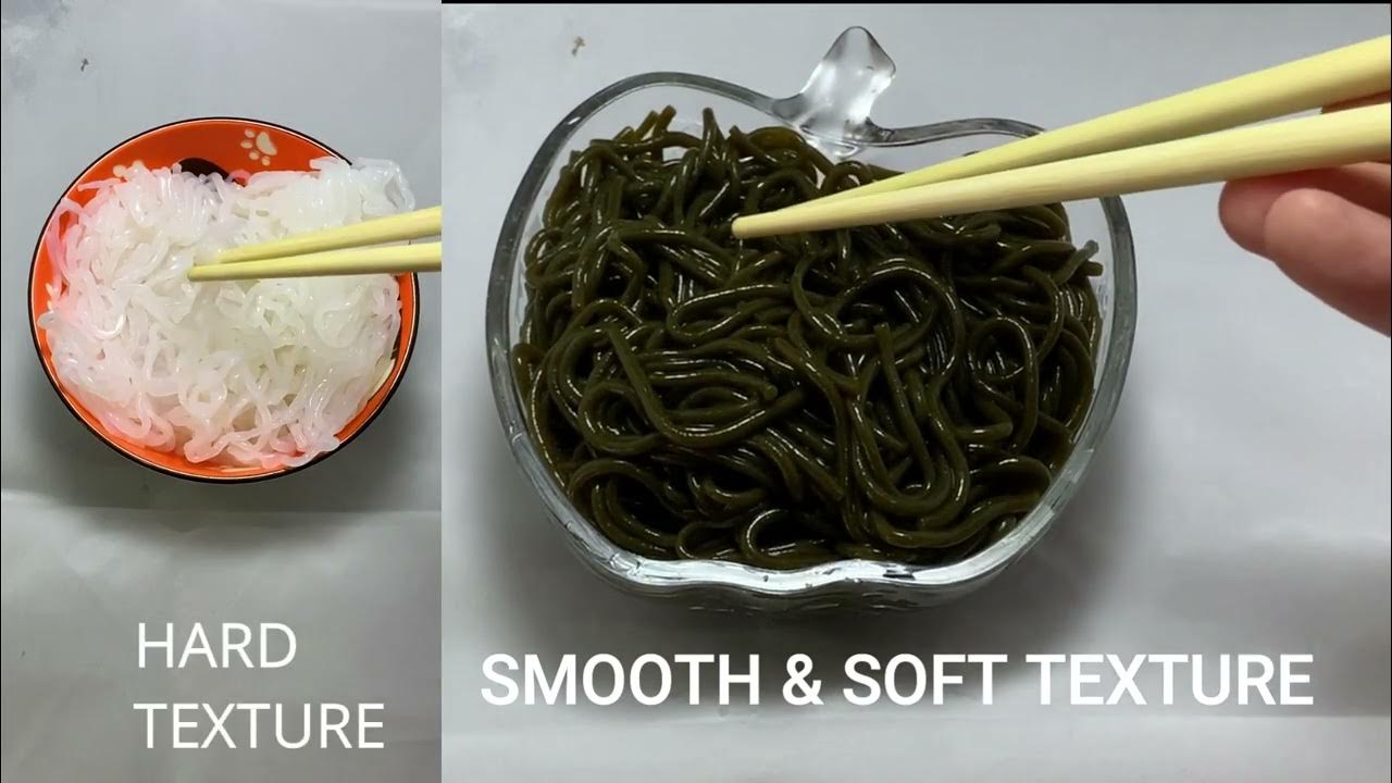 KONJAC VS SEAWEED NOODLE YouTube