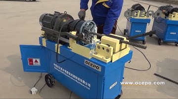 AGS 40B rebar threading rolling machine #threading_machine #rebarforgingmachine