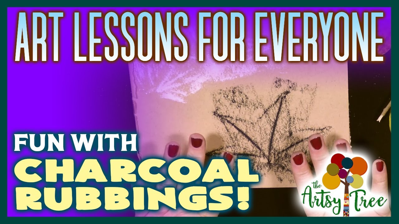 Art Lessons for Everyone: Creating Charcoal Rubbings! - YouTube
