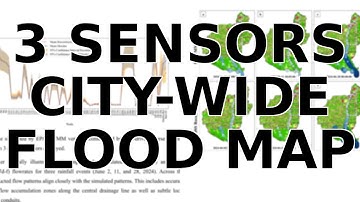 Predicting City-Wide Floods With Just 3 Sensors? New AI Approach Says Yes.