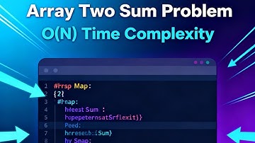 Two Sum Problem - Leetcode | O(N) Solution Explained | Java