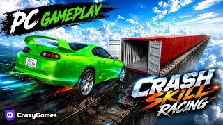 Crash Skill Racing | PC Gameplay (CrazyGames) #crashskillracing #crazygames #pcgameplay #racinggame  screenshot 5