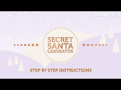 Prezzybox Secret Santa Generator - How It Works