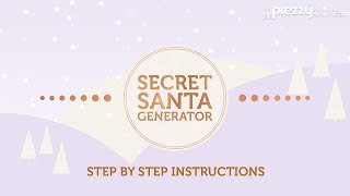 Prezzybox Secret Santa Generator - How It Works screenshot 5