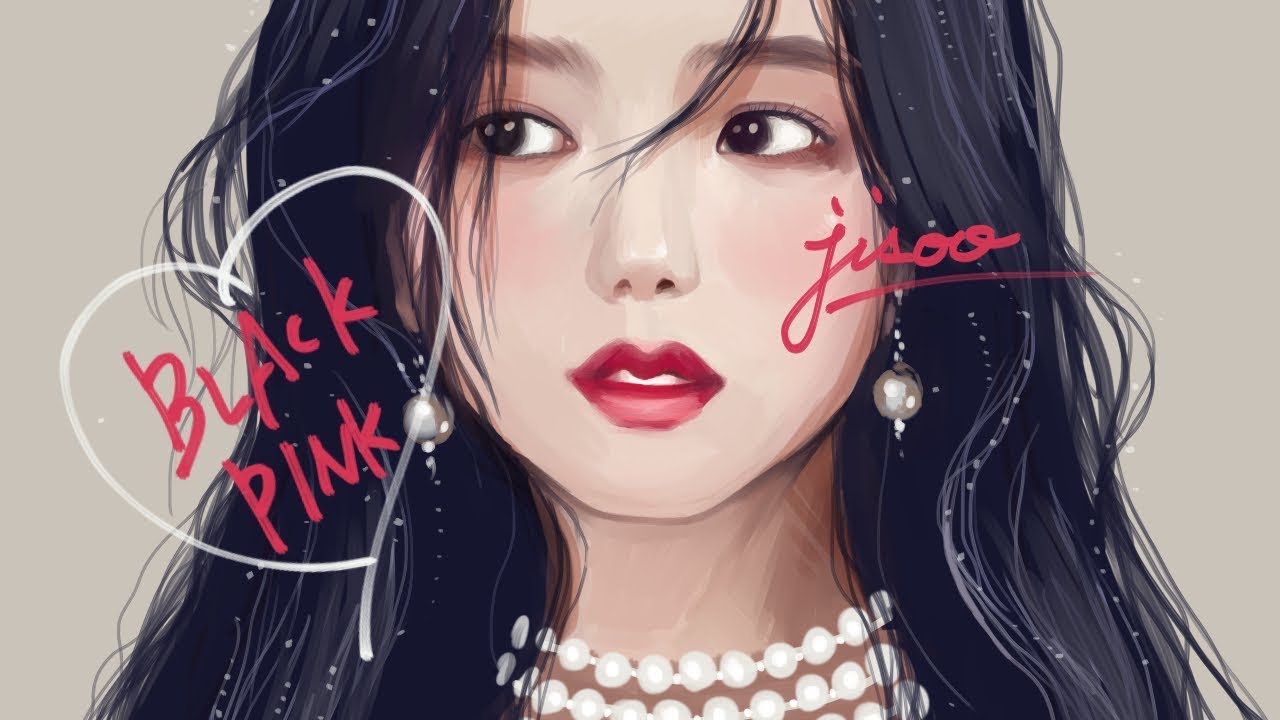 Blackpinkジス描いてみた Blackpink Jisoo 지수 Youtube