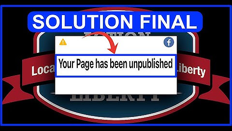 Your Page Has Been Unpublished By Facebook Solution  How To Publish Unpublished Facebook Page 2023