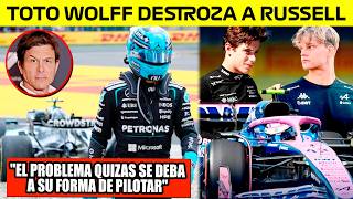 🚨WOLFF DURISIMO con RUSSELL💥 COLAPINTO REEMPLAZADO por AURON en FP1♻️ MCLAREN ESTRENA sus EVOLUCIONE