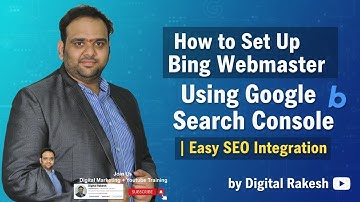 How to Set Up Bing Webmaster Using Google Search Console | Easy SEO Integration (2025 Guide)