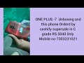 ONE PLUS-7 Unboxing in C grade from cashify super sale |  #cashfy #supersale #cashifysupersale.