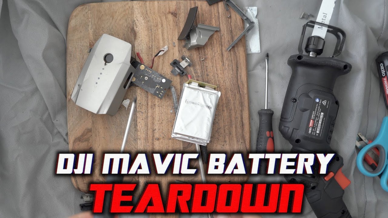 mavic pro battery teardown