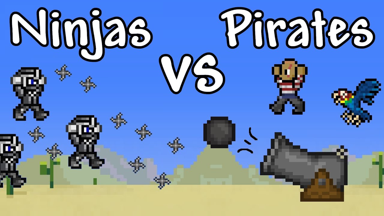 pirates vrs ninjas Shoot bombs as you try to hit treasure and eliminate the pirates or ninjas in each level be careful not to destroy your ship. pirates vrs ninjas Shoot bombs as you try to hit treasure and eliminate the pirates or ninjas in each level be careful not to destroy your ship.