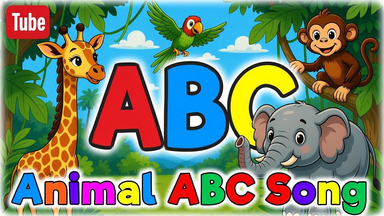 ABC Animal Song 🐶 Learn Your Letters with Cute Animals!