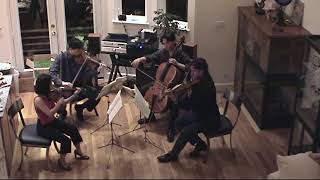 Mozart String Quartet No.16 in E flat major, K.418 @ House Concert, Dec 16, 2000