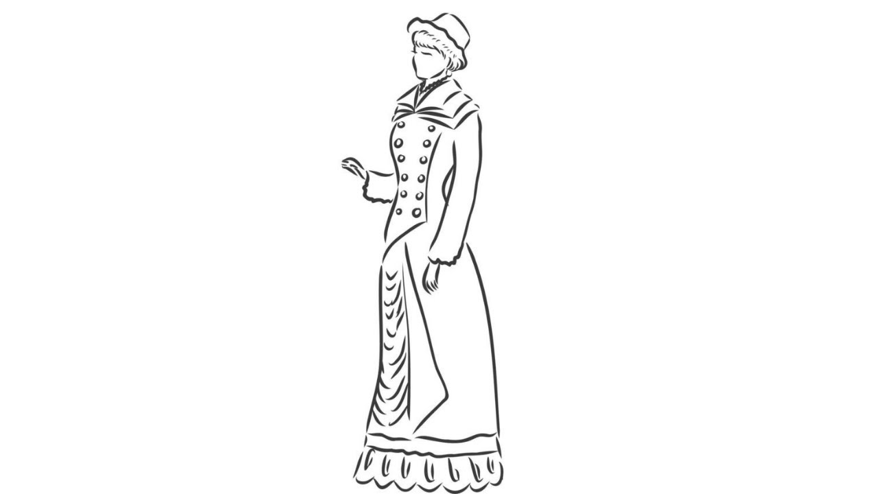 Dama Antigua Dibujo, Cómo Dibujar Dama Antigua Paso a Paso - YouTube dama-antigua-dibujo-c-mo-dibujar-dama-antigua-paso-a-paso-youtube