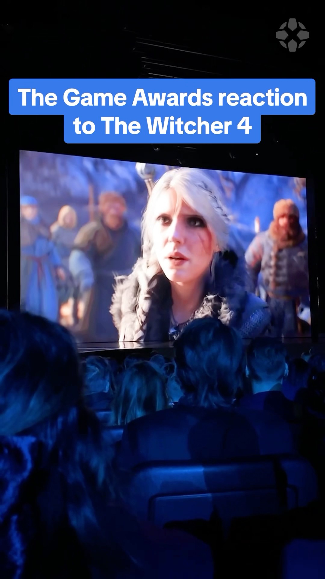 Crowd reaction the Ciri reveal in The Witcher 4 #thegameawards