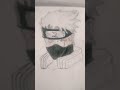 Kakashi Hatake drawing part1 #drawing #art #youtube #shorts #viralvideo