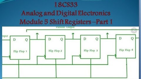 VTU ADE 18CS33 M5 L1 SHIFT REGISTER PART 1