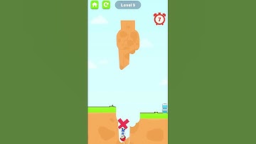 Slice To Save game shorts video 🚽 Level 9