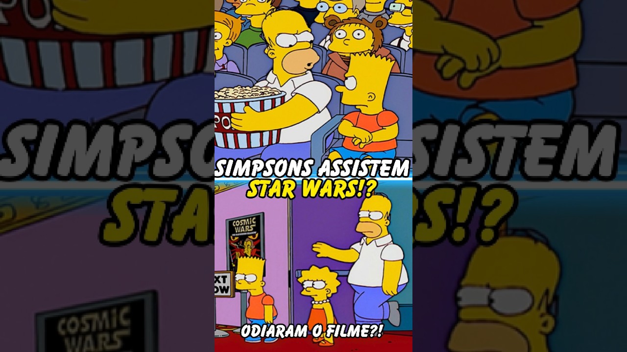 SIMPSONS ASSISTEM STAR WARS!? 