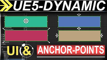 Unreal-5: Flexible Dynamic UI & Anchor-Points (3 MINUTES!!)