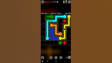 How To Solve Flow Free Bridges Challenge Pack Level 13 7x7 Board Walk Through Solution Walkthrough