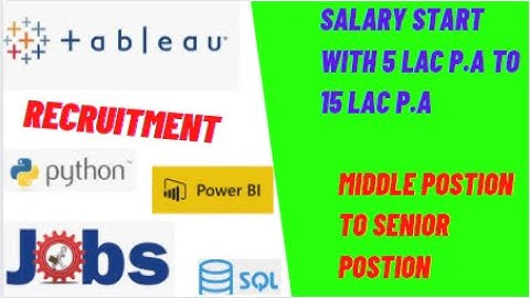 Data Analytics #Hiring  | #Power BI #Python #Tableau | #Jobs| Salary 15 Lac| Check this video  Apply