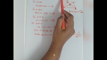 Exercise 6.4:Q5:ABCD is a quadrilateral.AB+BC+CD+DA