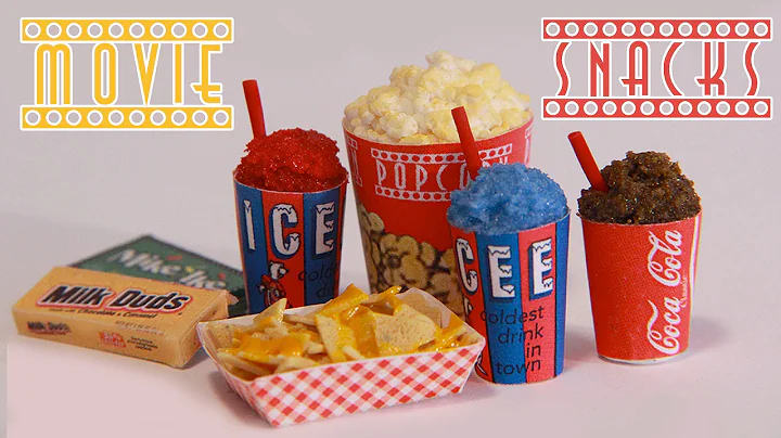 Movie Theater Snacks : How to Make Miniature Popco...