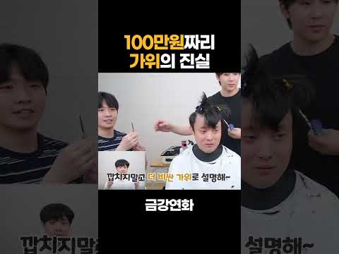 상상 이상으로 비싼 <strong>미용실</strong> 가위 <strong>가격</strong> #shorts