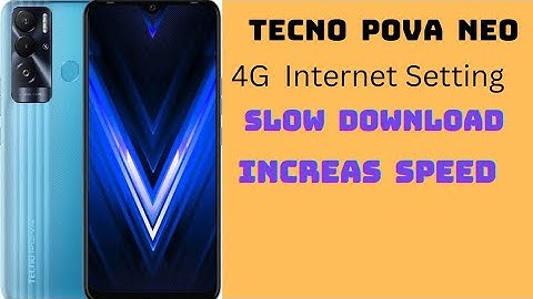 Tecno Pova neo Sim Internet 4G Data setting Slow internet solution