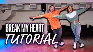 BREAK MY HEART DANCE TUTORIAL