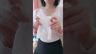 My Unique Silk Scarf Tying Method for New Year Outfits ✨ #shorts