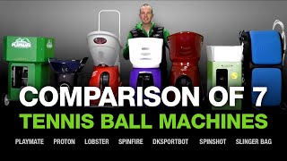 Comparing & Reviewing 7 Tennis Ball Machines - Spinfire, Lobster, Proton & more screenshot 1