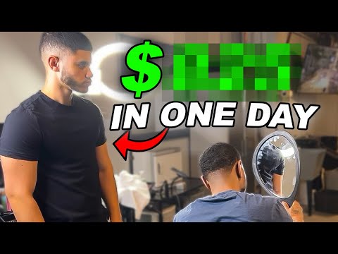 how much money i made in 1 day as a 20 year old barber