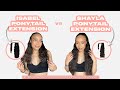Inh isabel ponytail extension vs shayla ponytail extension