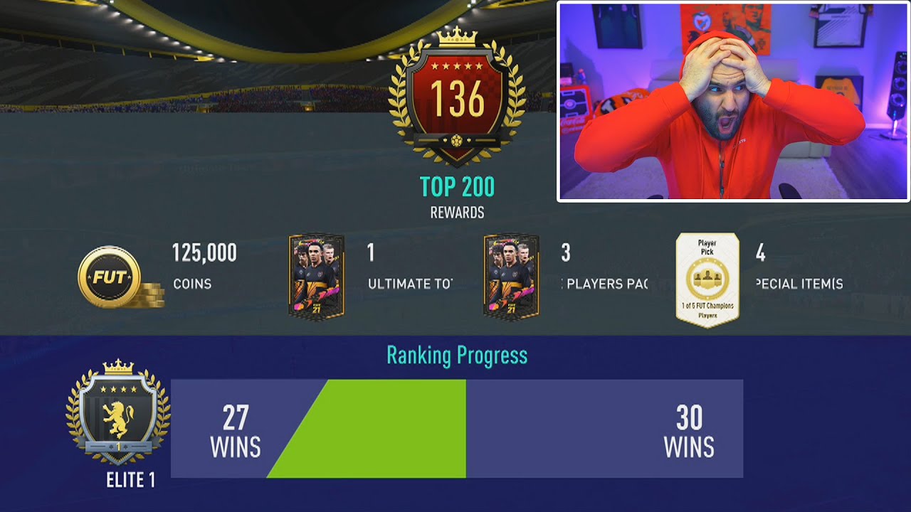 OMG!! I GOT TOP 200 WITH THE MOST OVERPOWER FORMATION IN FIFA 21