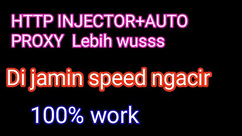 Http injector gandeng AutoProxy lebih mantep || Speed bisa di adu
