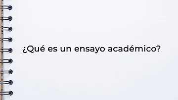 ¿Cuál es la extensión de un ensayo académico?