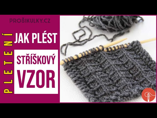 Knitting tutorial - how to knit a roof stitch - YouTube