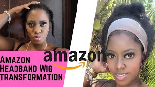 AMAZON HEADBAND WIG | NO GLUE NO LACE WIG amazonwig headbandwig nocopyrightmusic