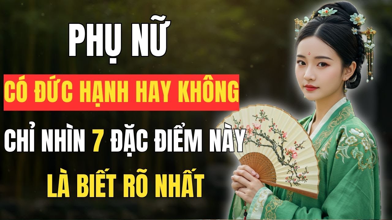 Phụ Nữ Có Đức Hạnh Hay Không – Chỉ Cần Nhìn 7 Đặc Điểm Là Biết Rõ Nhất | Thuật Cổ Nhân Tâm