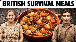 25 UNBELIEVABLE poor Man British Meals Your Grandparents Ate to Survive